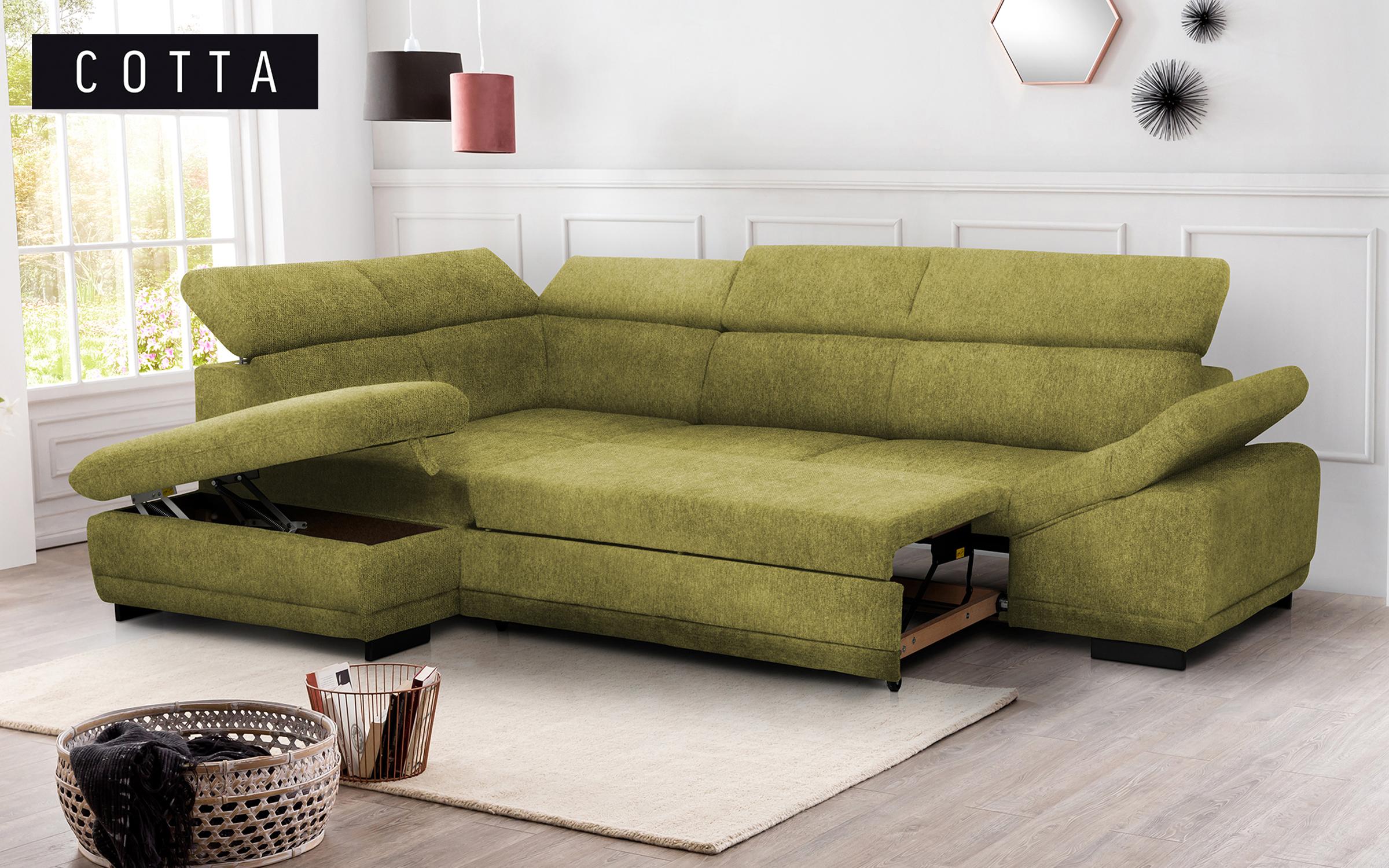 Γωνιακός καναπές Martis, πράσινο  2
